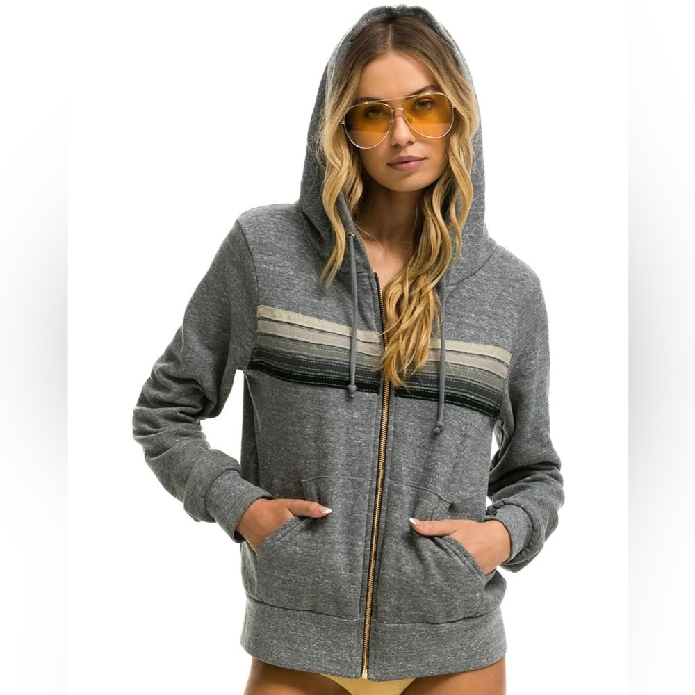 Aviator Nation 5 STRIPE HOODIE
